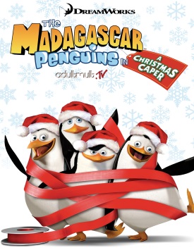 Пингвины из Мадагаскара<br>в рождественских приключениях